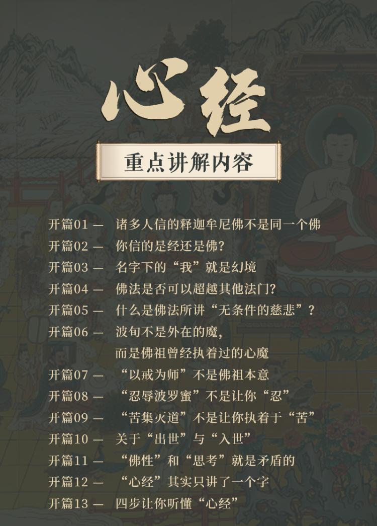 东方心经精美彩图汇编，开启心灵之美