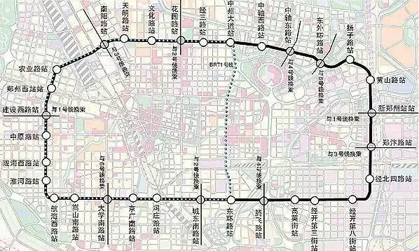 郑州地铁3号线全新升级版线路图大揭秘！