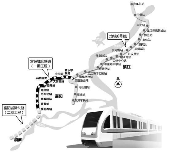 探寻富阳新区轨道交通新蓝图：最新富阳区轻轨线路图大揭秘